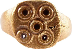 EUROPEAN PILGRIM’S RING C.500-800 AD SIZE 7 ¼