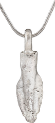 FINE GREEK ARROWHEAD PENDANT NECKLACE, C. 8TH-3RD CENTURY BC - Fagan Arms