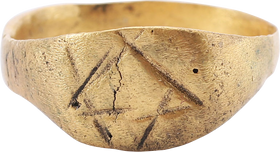 MEDIEVAL SORCERER’S RING C.800-1200 AD, SIZE 9