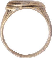 ROMAN SIGNET RING, 2ND-5TH CENTURY AD, SIZE 7 - Fagan Arms