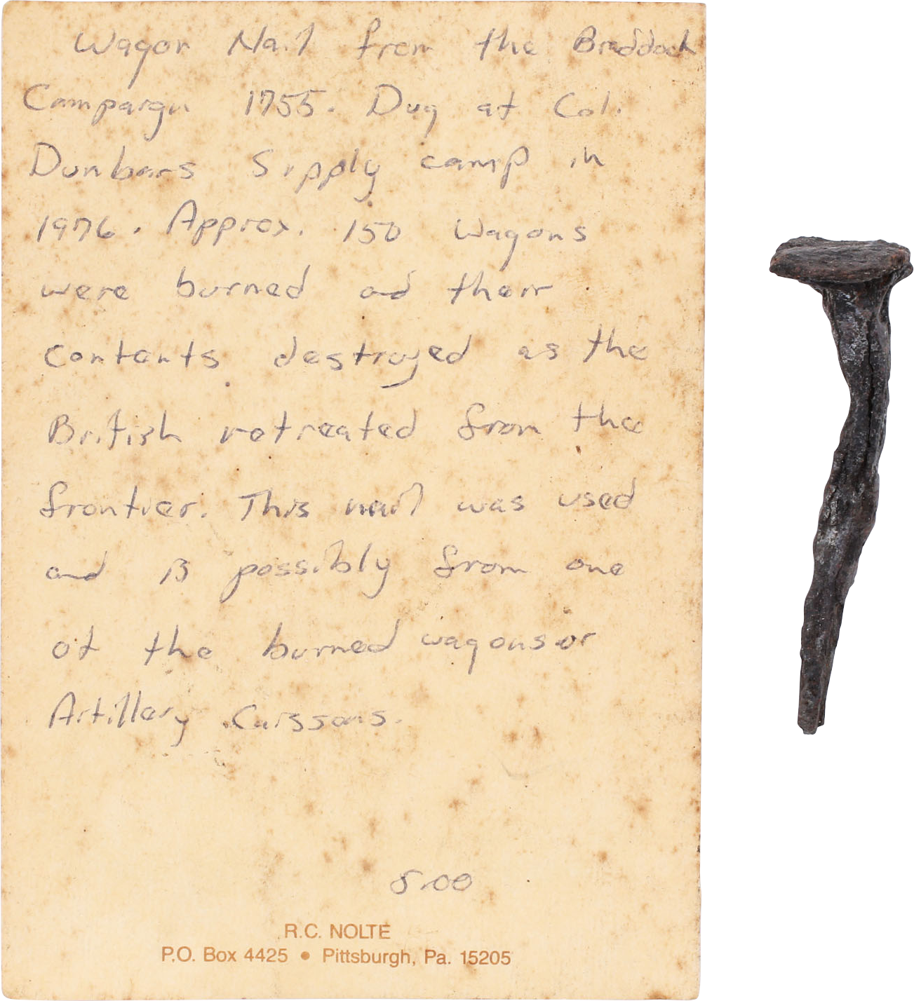 THE BRADDOCK CAMPAIGN 1755 FRENCH AND INDIAN WARS. - Fagan Arms