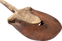 COLONIAL AMERICAN SHOVEL “SHOD SPADE” C.1750 - Fagan Arms
