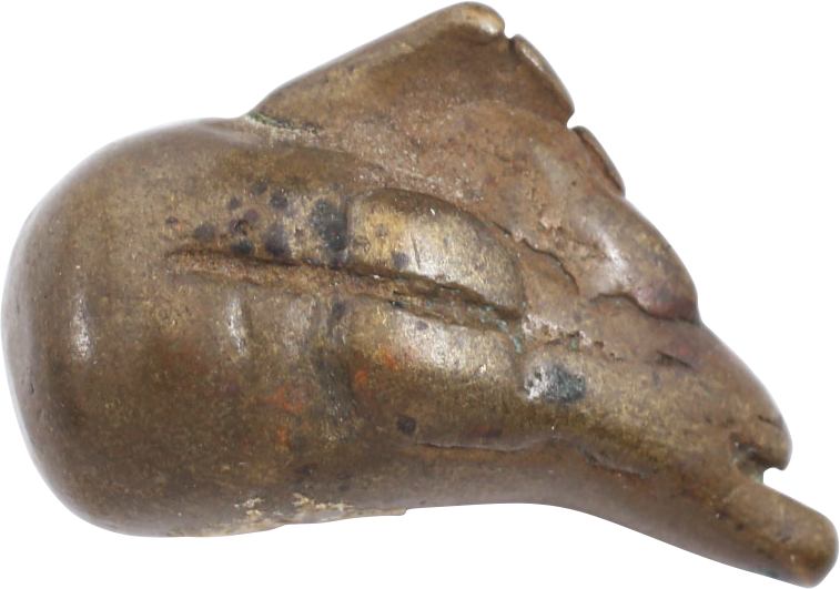 ASHANTI FIGURAL GOLD WEIGHT, FROM NATURE C.1900, ex: Sir Cecil Armitage Collection - Fagan Arms