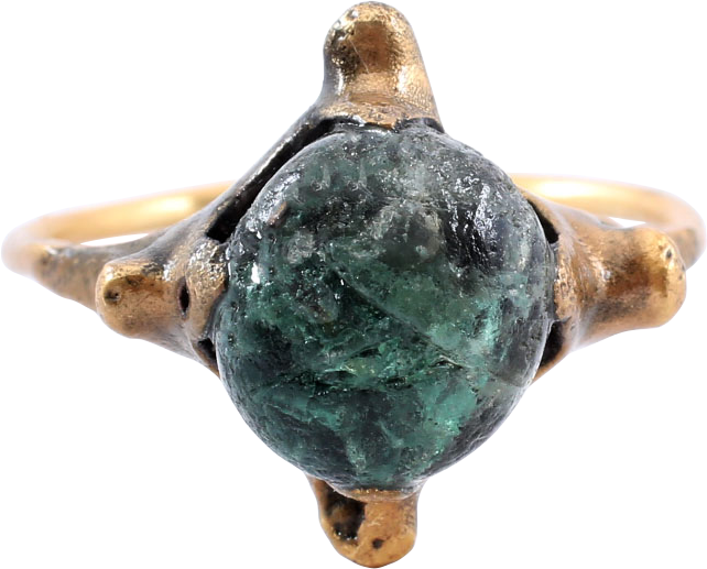 RARE MEDIEVAL WOMAN’S FASHION RING, SIZE 10 ½ - Fagan Arms