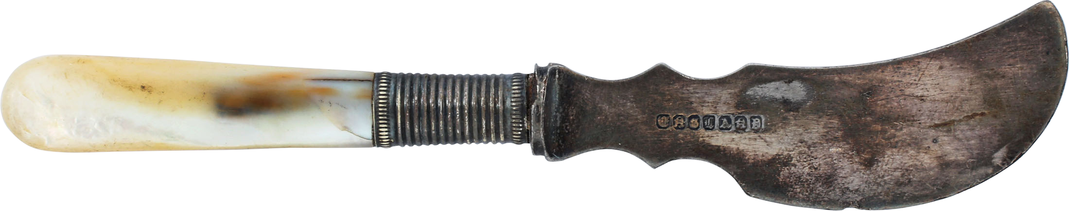 FINE ANTIQUE ENGLISH BUTTER KNIFE - Fagan Arms