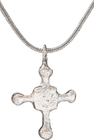 MEDIEVAL EUROPEAN CONVERT’S CROSS NECKLACE, 9th-10th CENTURY