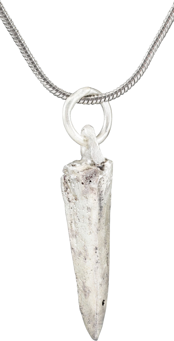 ROMAN TRIANGULAR ARROWHEAD NECKLACE, 100BC-100AD - Fagan Arms