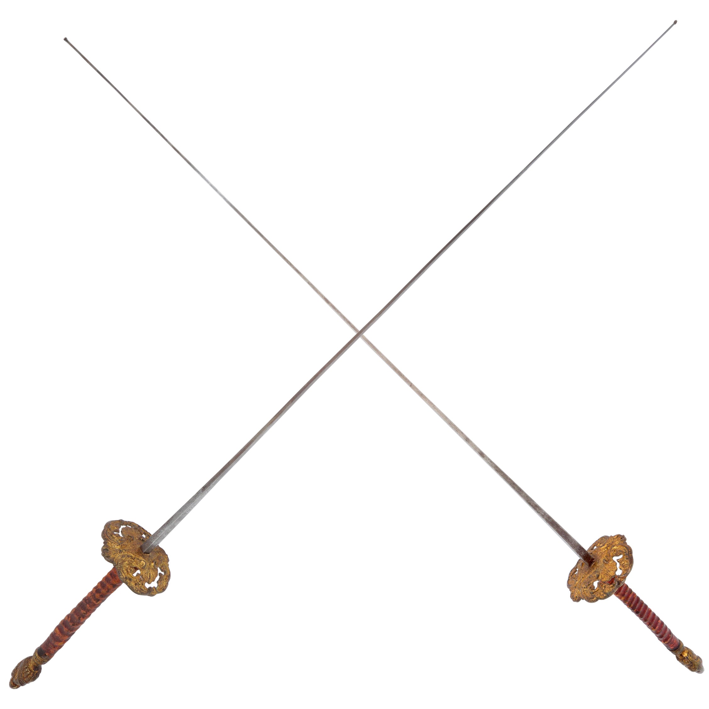 PAIR OF FINE FRENCH FENCING FOILS - Fagan Arms