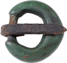 EARLY MEDIEVAL EUROPEAN MILITARY BUCKLE 450-600 AD