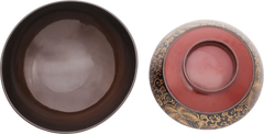 JAPANESE LACQUERED BOWL OWAN, MEIJI PERIOD, 1867-1912 - Fagan Arms