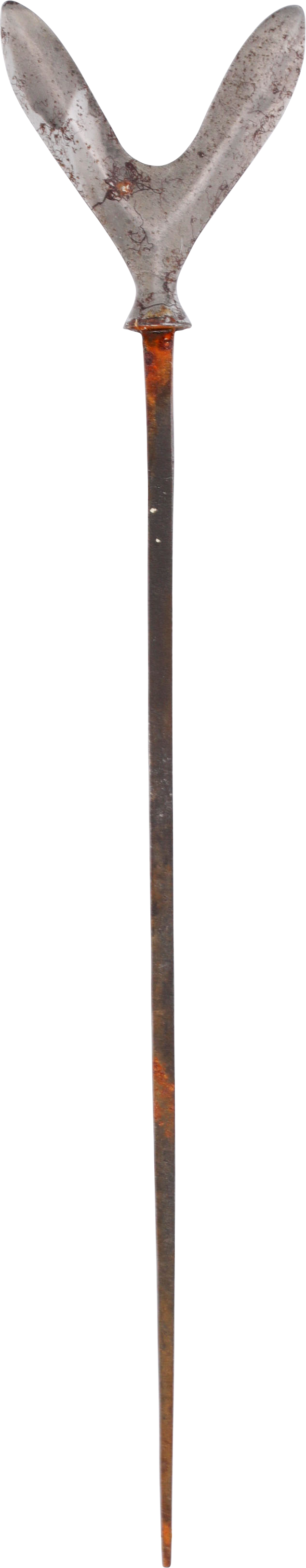 JAPANESE DOUBLE POINT ARROWHEAD KARIMATA, EDO PERIOD - Fagan Arms