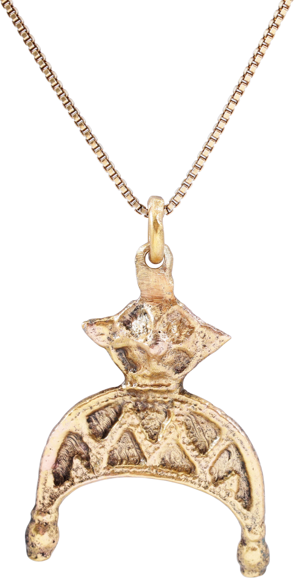 FINE VIKING LUNAR PENDANT NECKLACE, 10TH-11TH CENTURY AD - Fagan Arms