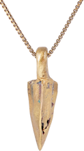 ROMAN ARROWHEAD PENDANT NECKLACE, C.100 BC