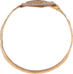 EUROPEAN CHRISTIAN RING, 17TH CENTURY, SIZE 10 3/4 - Fagan Arms