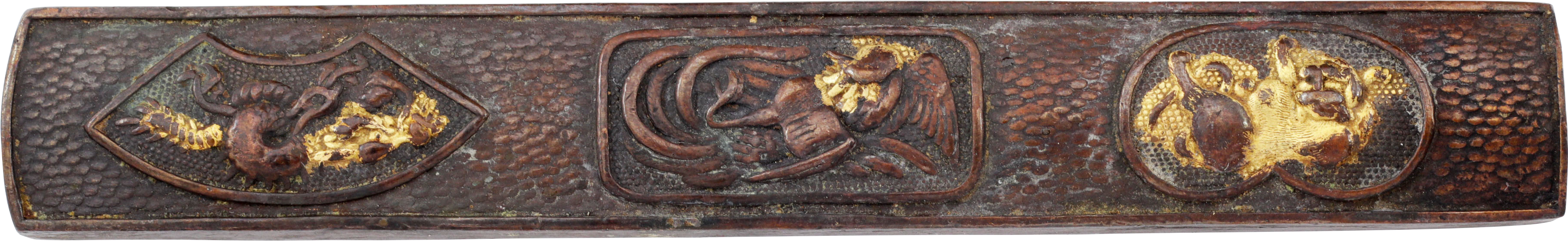 JAPANESE COPPER KOZUKA HANDLE EDO PERIOD, 1603-1868 - Fagan Arms