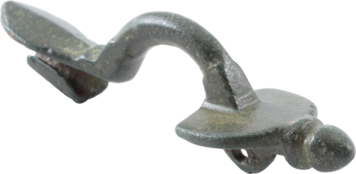 ROMAN BRONZE KNEE FIBULA, C.50-350 AD - Fagan Arms