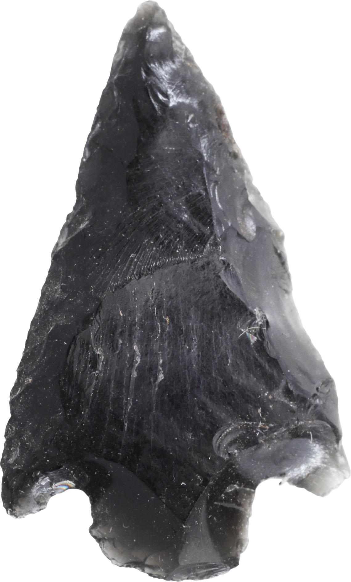 FINE PRE-COLUMBIAN OBSIDIAN ARROWHEAD - Fagan Arms