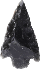 FINE PRE-COLUMBIAN OBSIDIAN ARROWHEAD - Fagan Arms