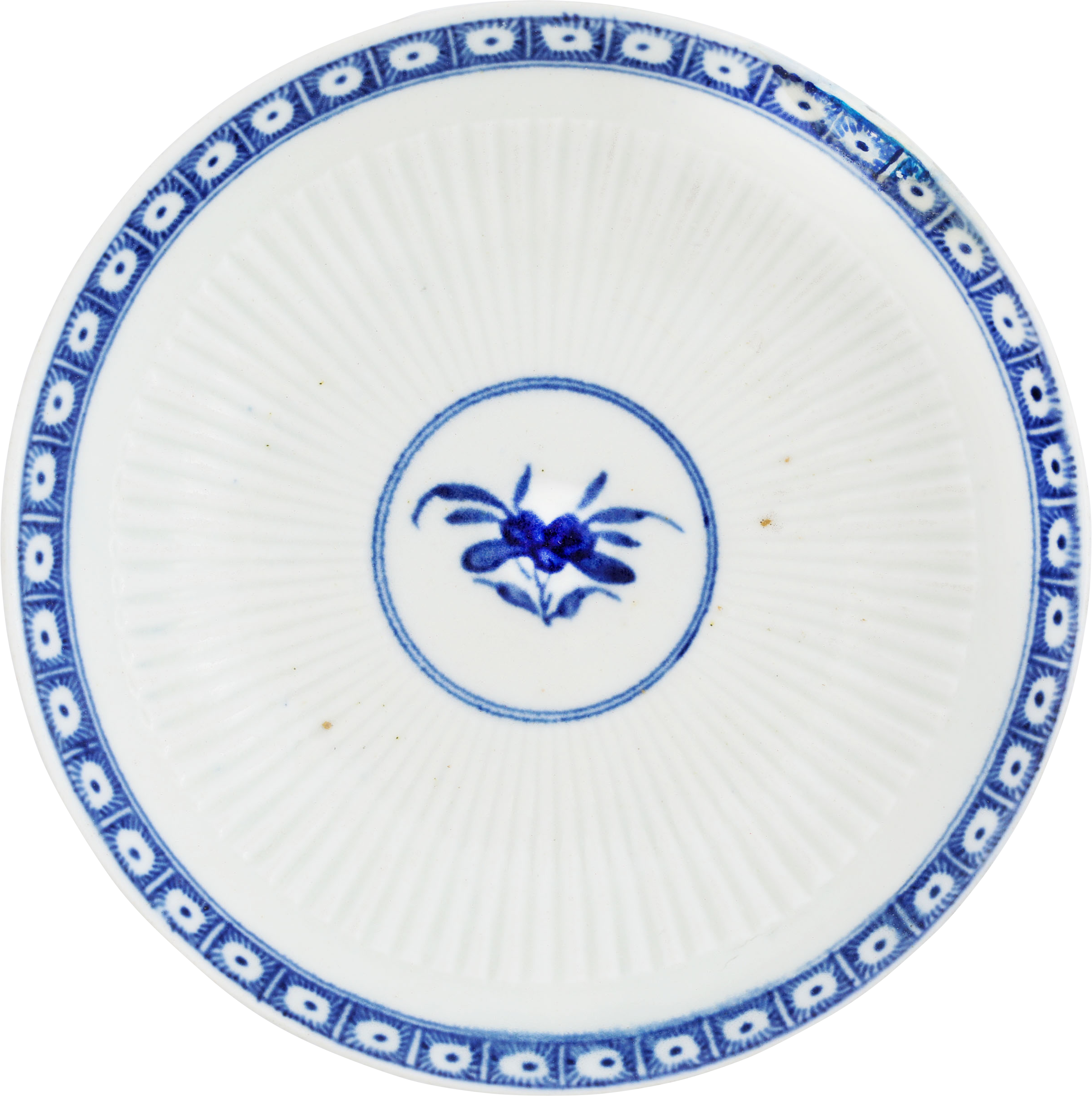 WORCESTER EXPORT UNDER BOWL OR SAUCER, C.1785 - Fagan Arms