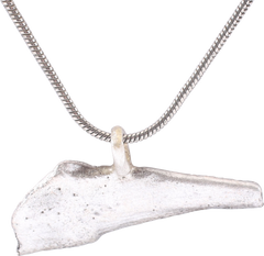 FINE GREEK/UKRAINIAN BRONZE DOLPHIN PENDANT NECKLACE, 5TH-4TH CENTURY BC - Fagan Arms