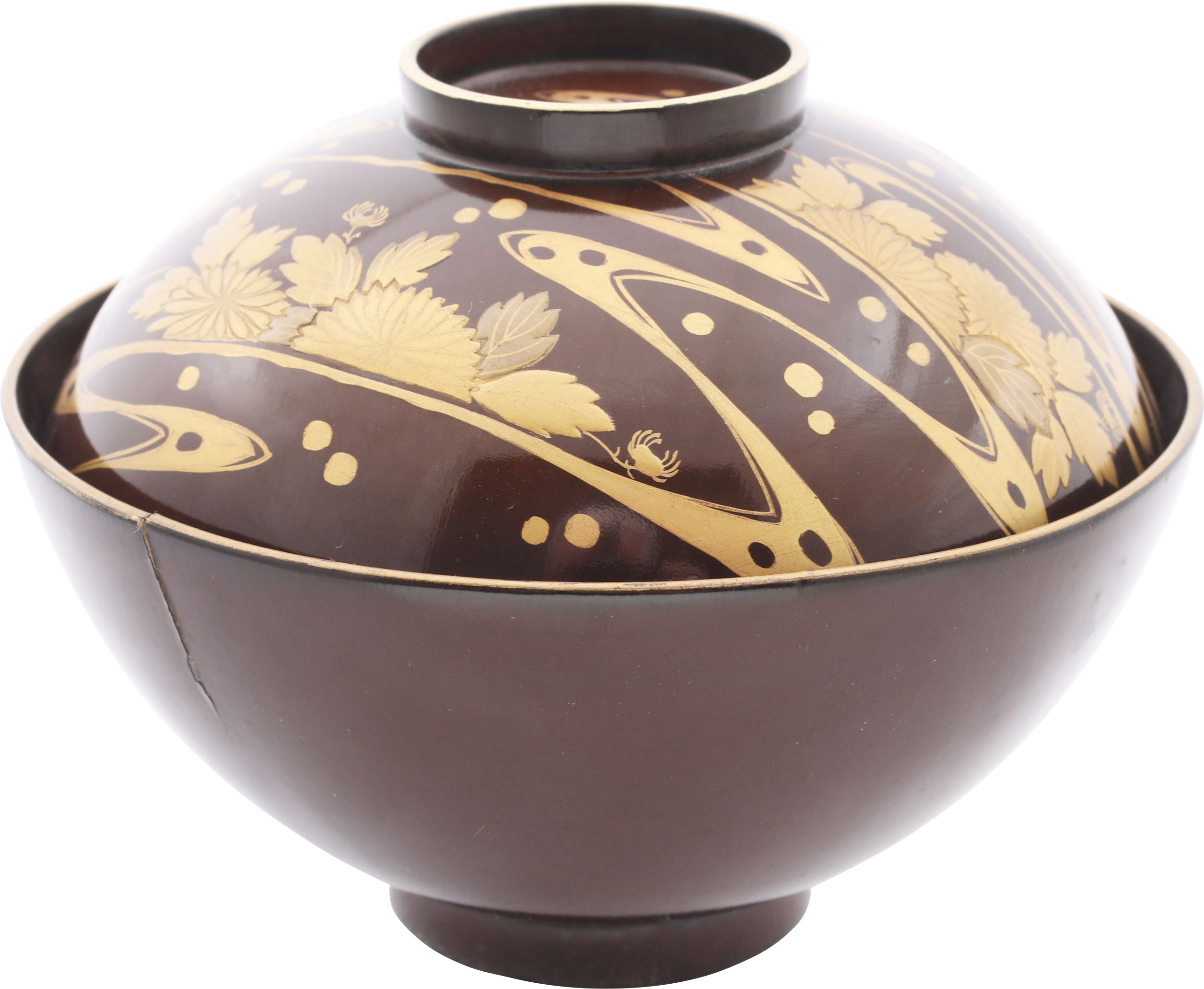 JAPANESE LACQUER BOWL OWAN MEIJI PERIOD, 1867-1912 - Fagan Arms