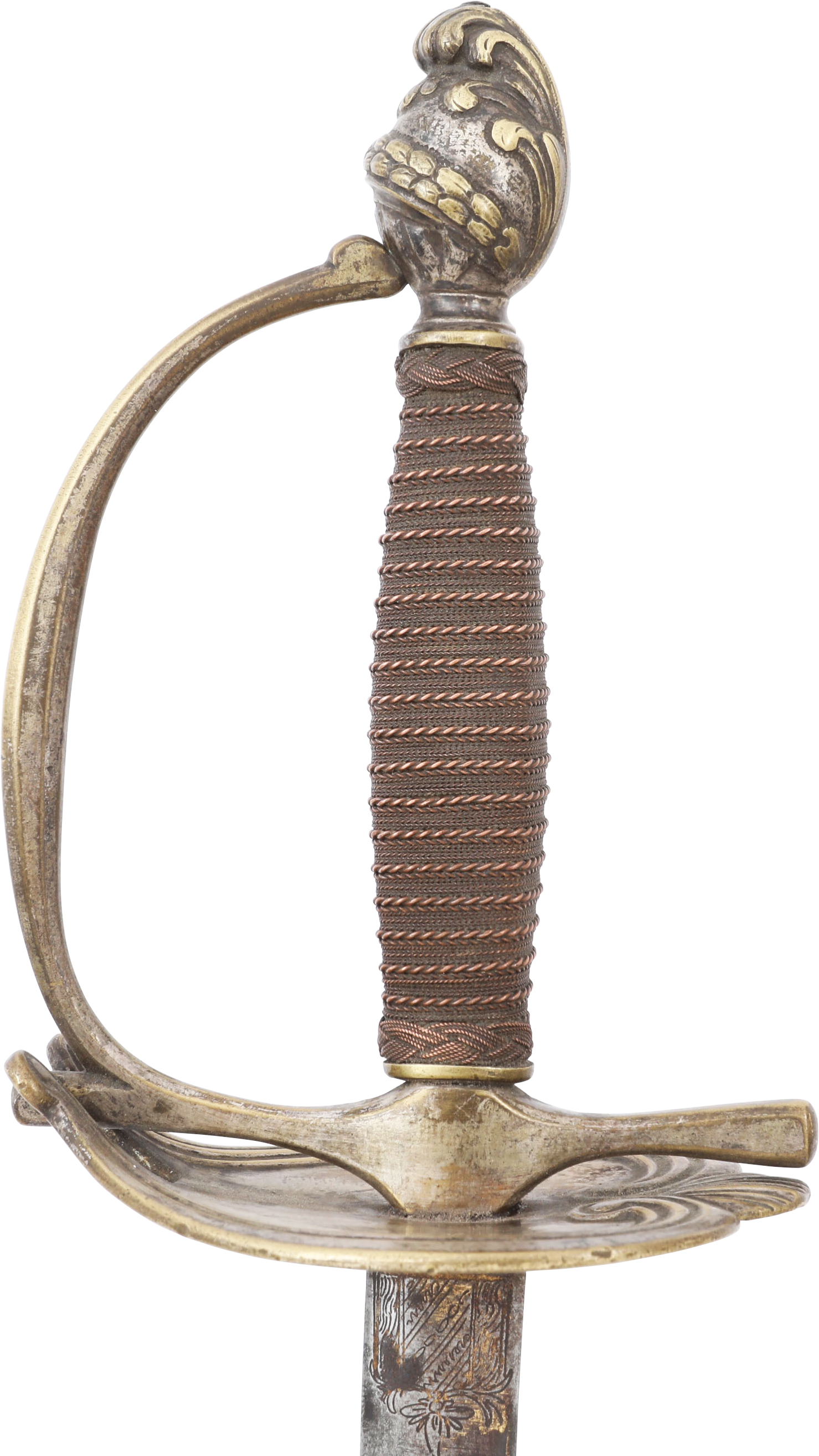 FRENCH SILVERED HILT OFFICER’S SWORD, C.1790 - Fagan Arms