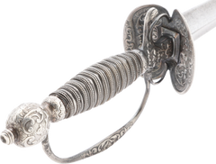 ENGLISH SILVER HILTED SMALLSWORD C.1757-58 - Fagan Arms