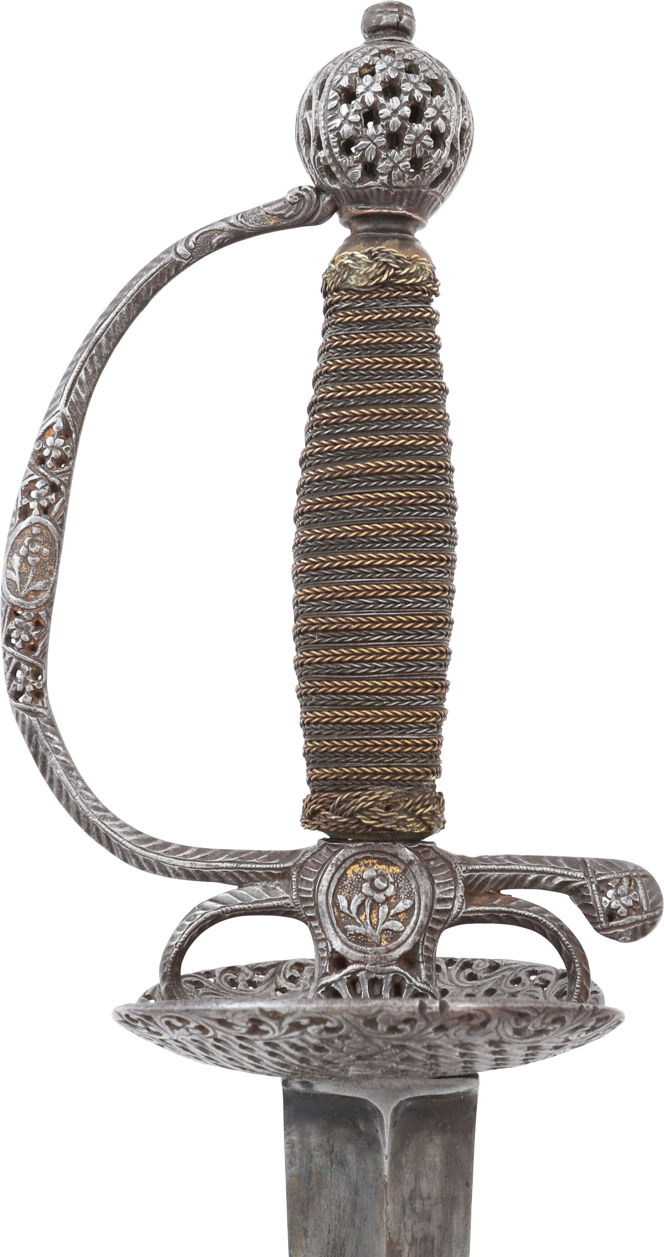 EUROPEAN IRON HILTED SMALLSWORD C.1740-60 - Fagan Arms