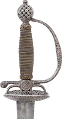 EUROPEAN IRON HILTED SMALLSWORD C.1740-60 - Fagan Arms