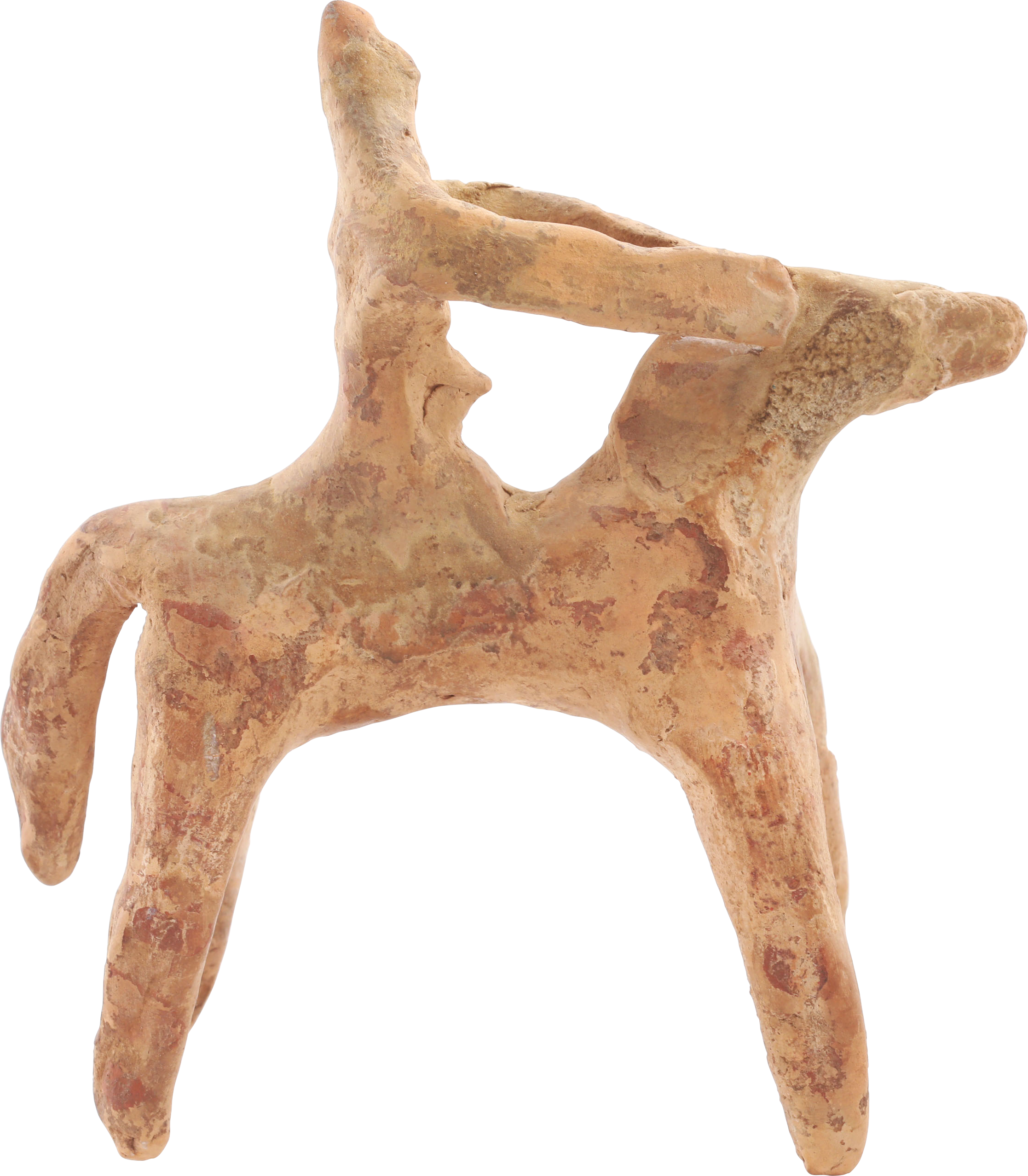 CYPRIOT TERRACOTTA EQUESTRIAN FIGURE 750-500 BC - Fagan Arms