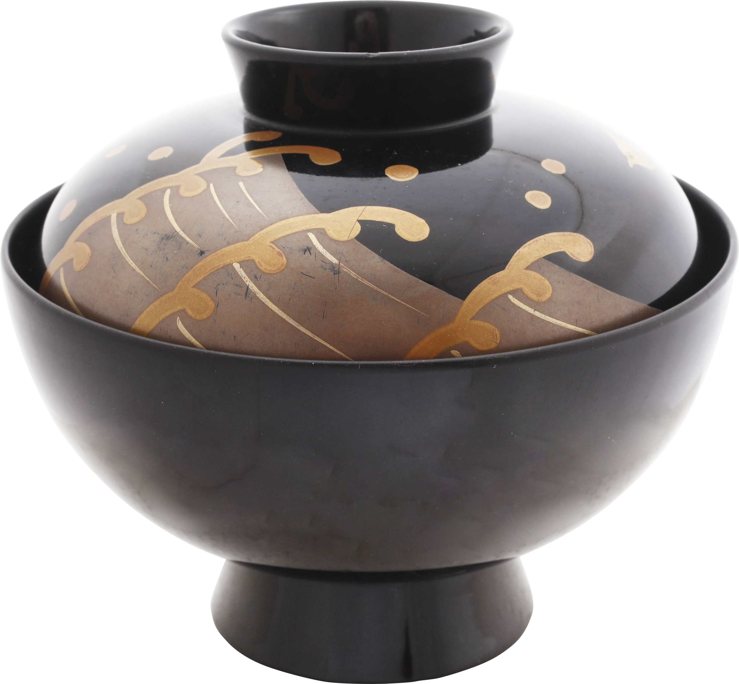 JAPANESE LACQUER BOWL OWAN - Fagan Arms