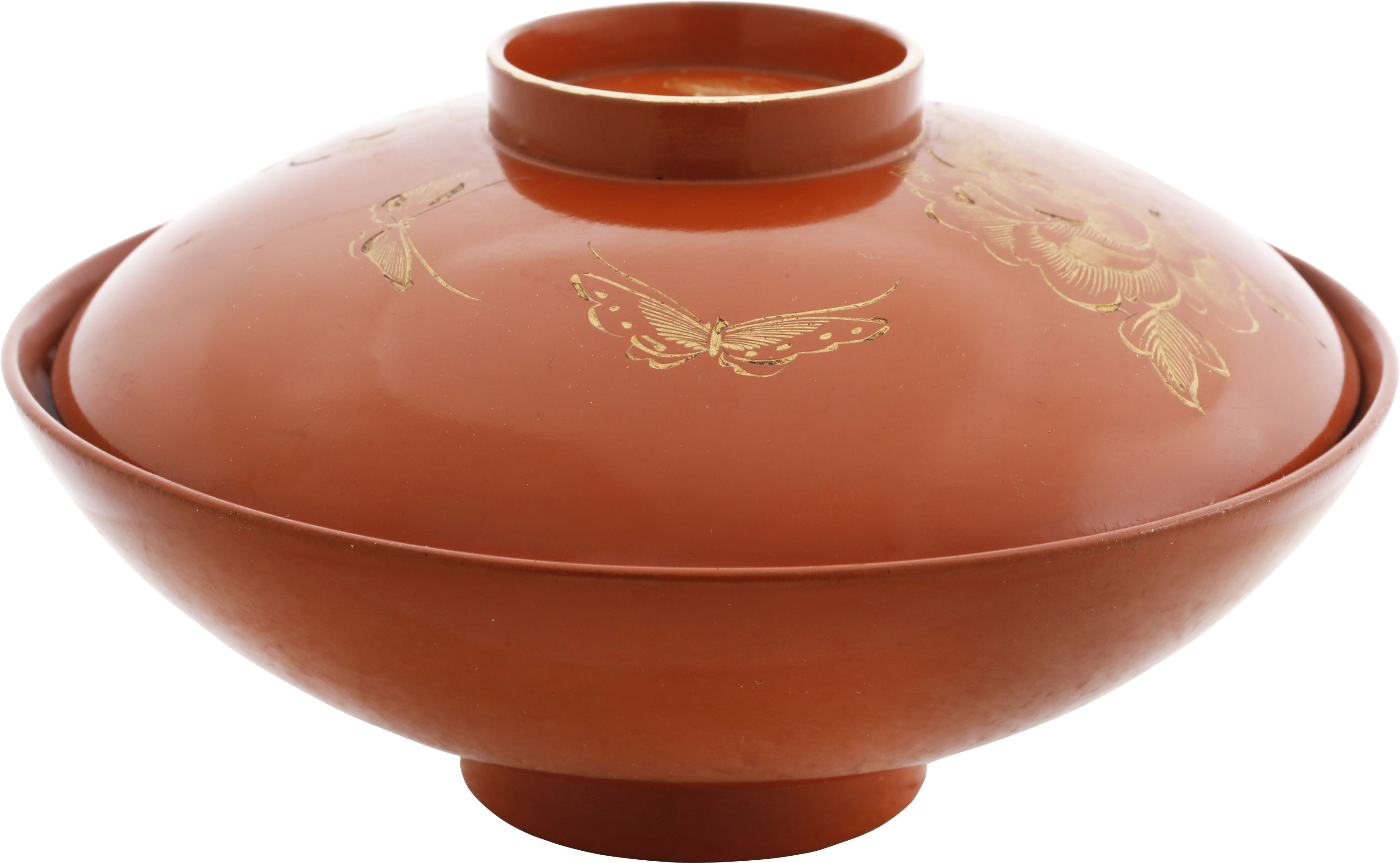 JAPANESE LACQUERED COVERED BOWL MEIJI PERIOD, 1867-1912 - Fagan Arms