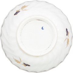 SECOND PERIOD WORCESTER TEA CUP AND SAUCER 1783-88 - Fagan Arms