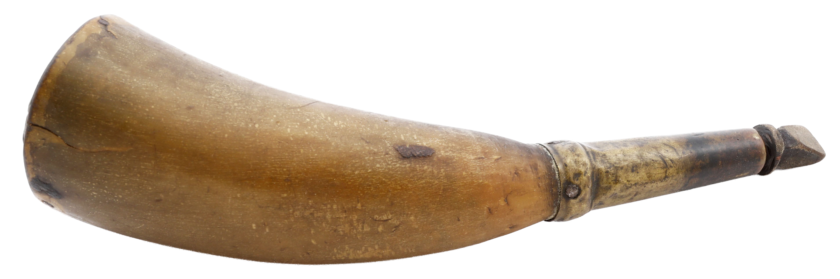 AMERICAN REVOLUTIONARY WAR PRIMING HORN, C.1775-80 - Fagan Arms