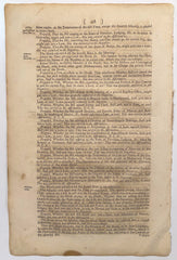 ACTUAL PAGE PRINTED BY BENJAMIN FRANKLIN IN 1752 - Fagan Arms