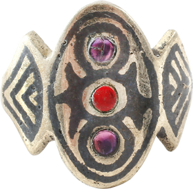 COSSACK WARRIOR'S RING, SIZE 8 ¾