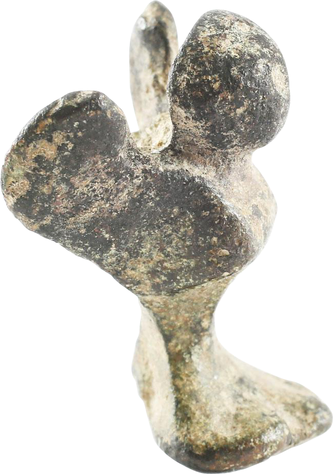 ROMAN BRONZE FIGURE OF A CHERUB - Fagan Arms