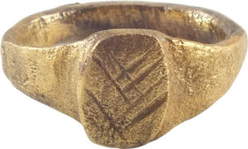MEDIEVAL GIRL’S OR WOMAN’S RING, 8th-10th CENTURY SIZE 1