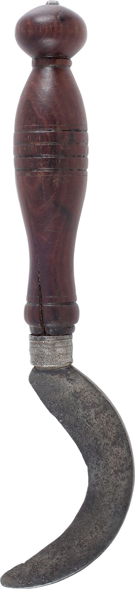 RARE SOUTH INDIAN HOOK KNIFE C.1800 - Fagan Arms