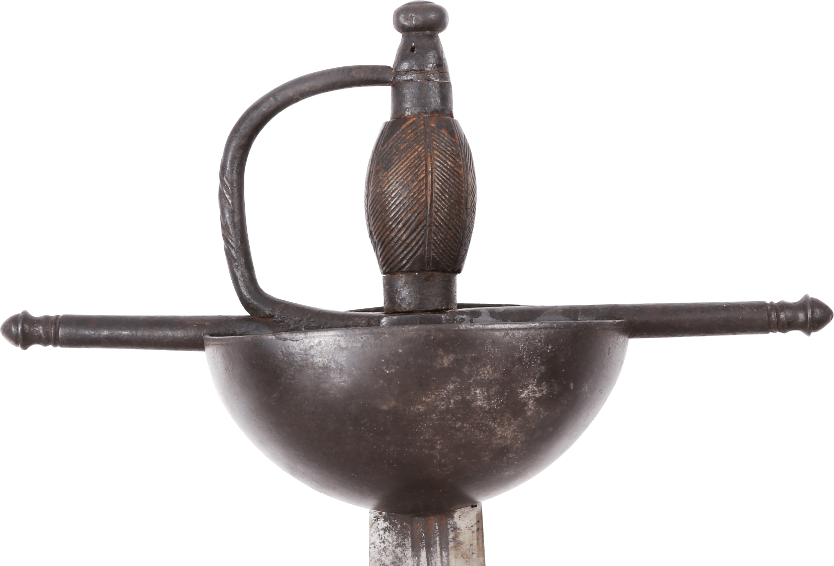 17th CENTURY CARIBBEAN CUP HILTED BROADSWORD - Fagan Arms