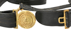 SWORD BELT AND BAG FOR THE US 1852 NAVAL OFFICER’S SWORD - Fagan Arms