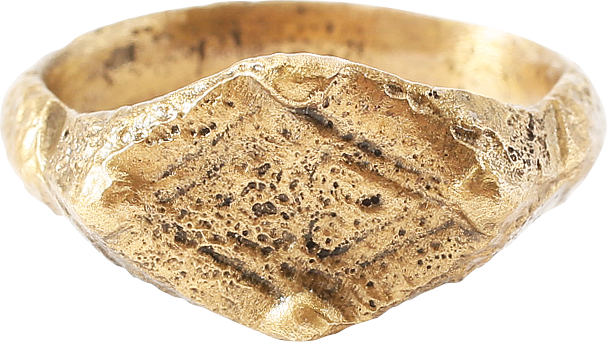 BALTIC VIKING/CHRISTIAN CONVERSION RING, 14TH-16TH CENTURY, SIZE 9 - WAS $185 - Fagan Arms