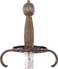AN ITALIAN CRAB CLAW BROADSWORD DATED 1644 - Fagan Arms