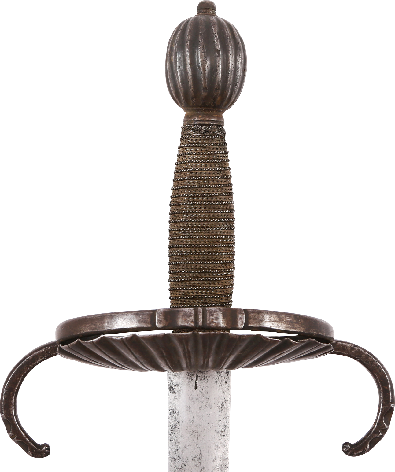 AN ITALIAN CRAB CLAW BROADSWORD DATED 1644 - Fagan Arms