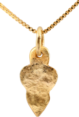 CLASSIC VIKING HEART PENDANT NECKLACE, 9th-10th CENTURY AD - Fagan Arms