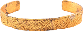 VIKING GILT BRACELET, C.850-1050 AD