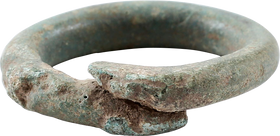 CELTIC FINGER RING, C. 300-100 BC