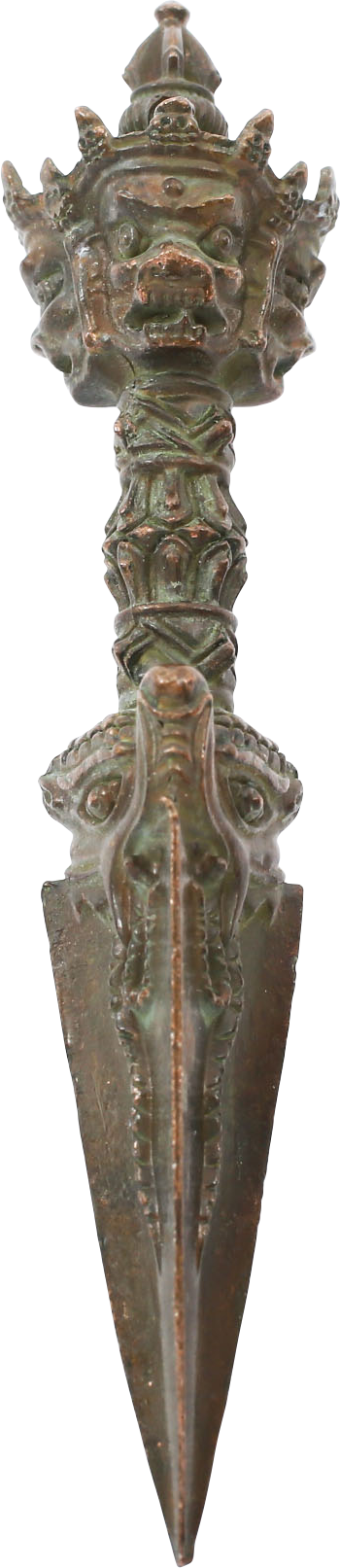 TIBETAN BUDDHIST RITUAL DAGGER PHURBA - Fagan Arms