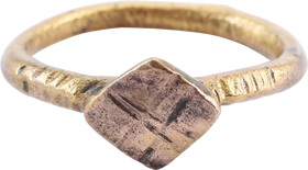 EARLY CHRISTIAN RING SIZE 6 ¼