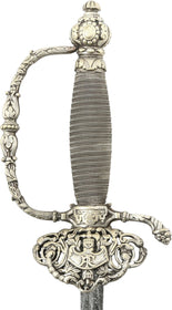 FINE FRENCH SILVERED HILT SMALLSWORD